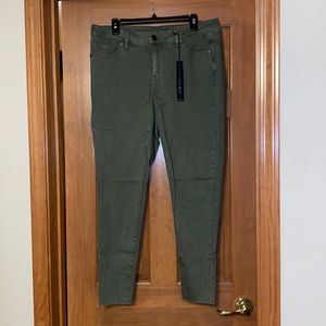 Lame Bryant Forest Green Super Stretch Jeans